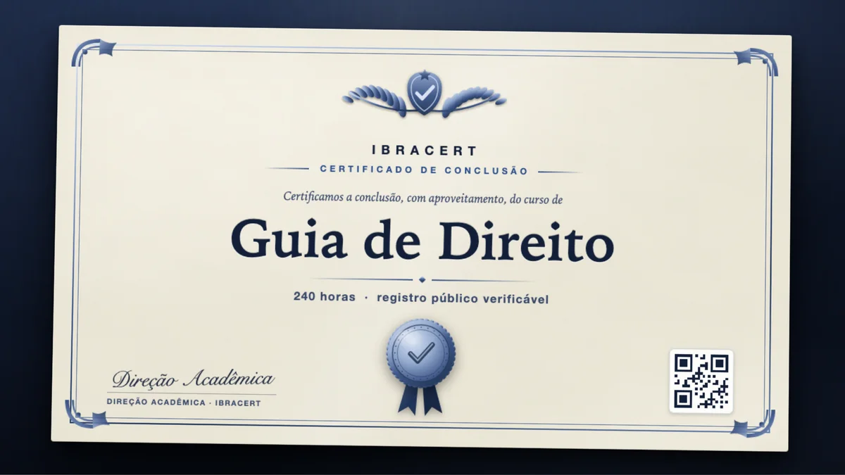 Capa do curso Guia de Direito