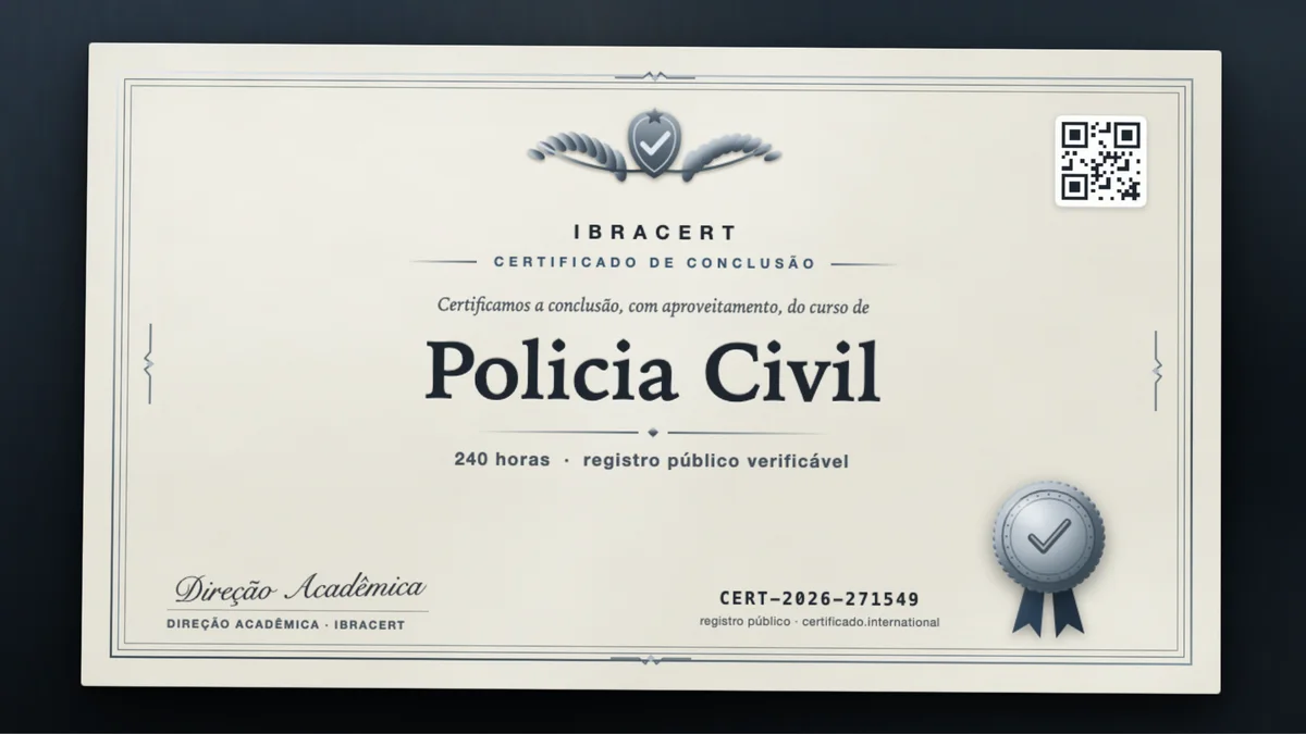 Capa do curso Policia Civil