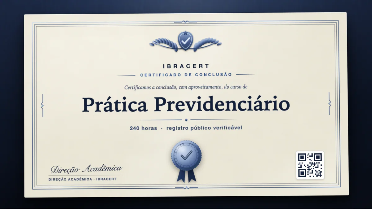 Capa do curso Prática Previdenciario