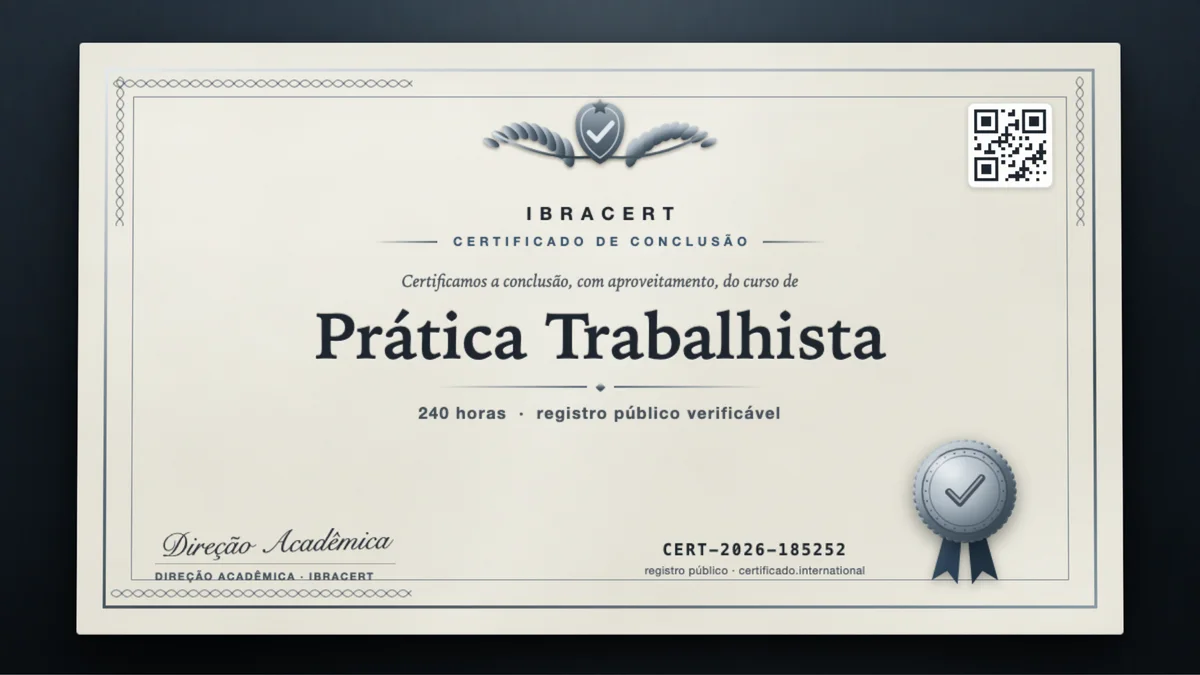 Capa do curso Prática Trabalhista