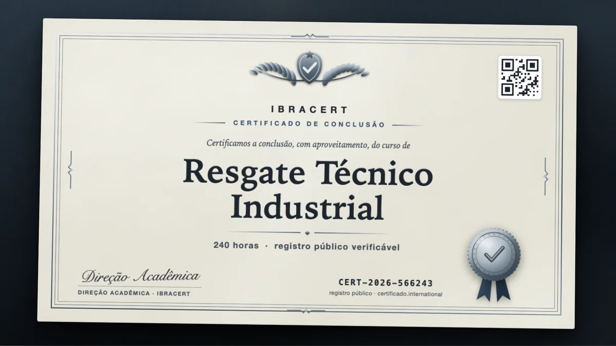 Capa do curso Resgate Técnico Industrial
