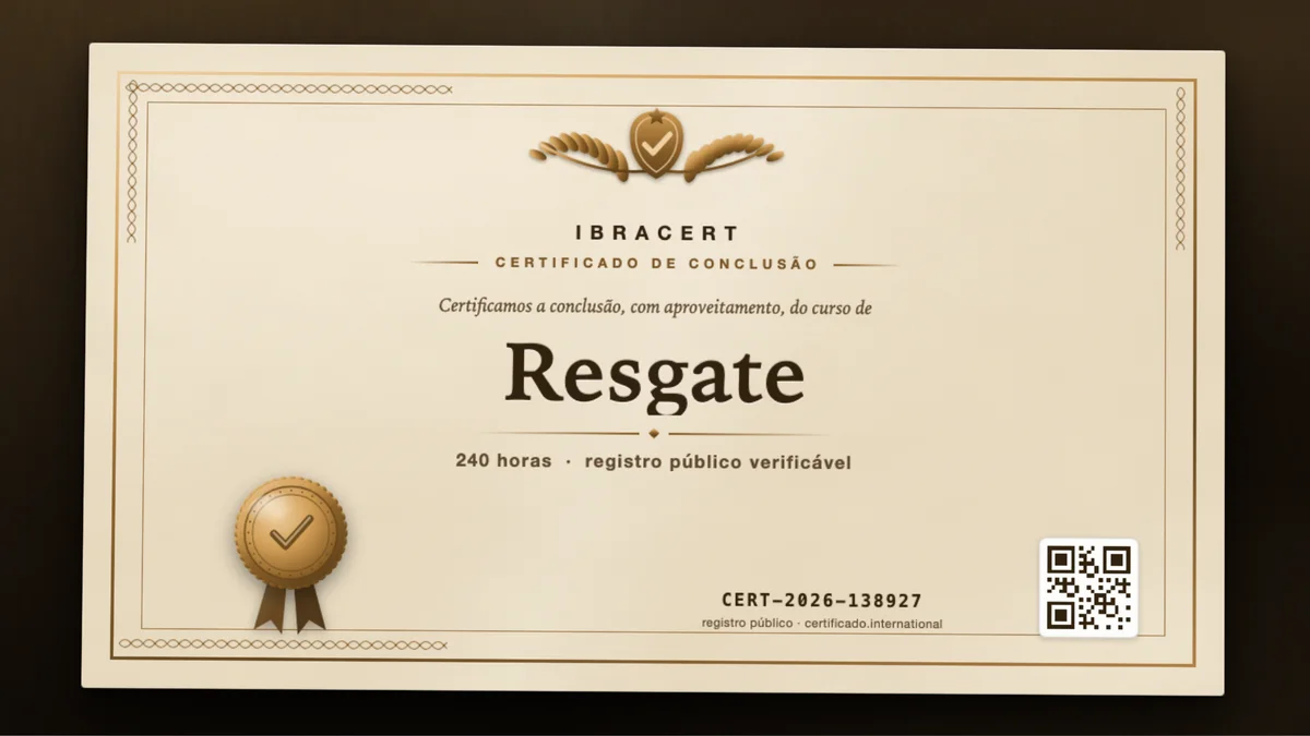 Capa do curso Resgate