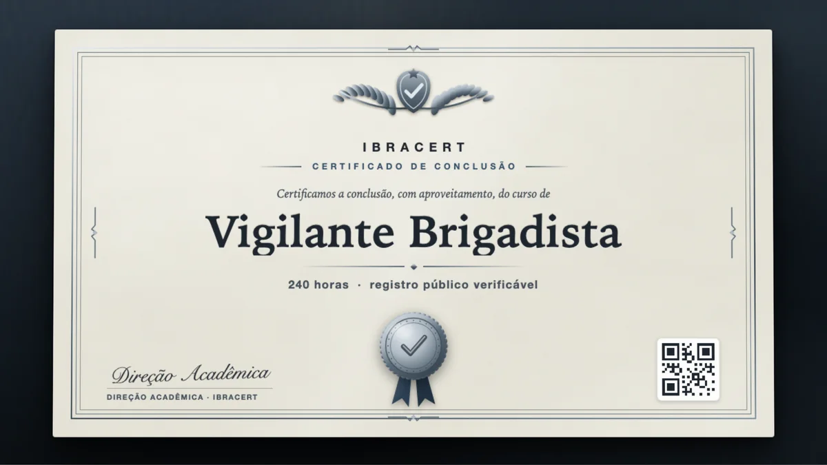 Capa do curso Vigilante Brigadista