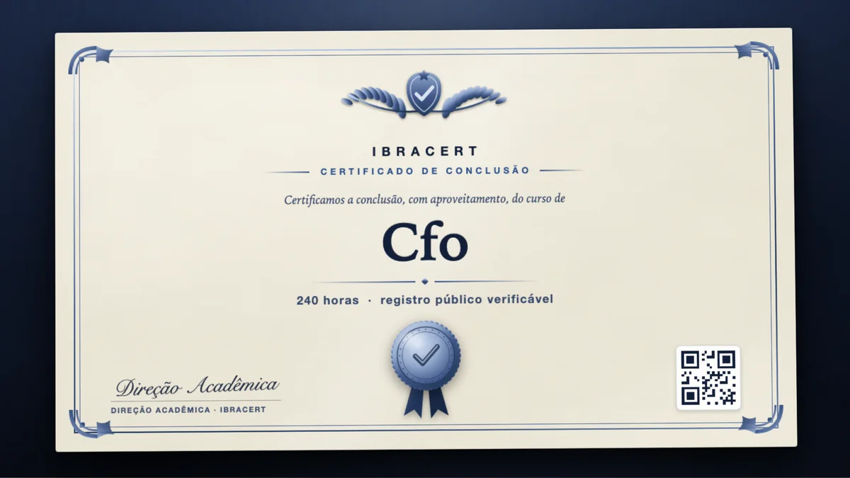 Capa do curso Cfo