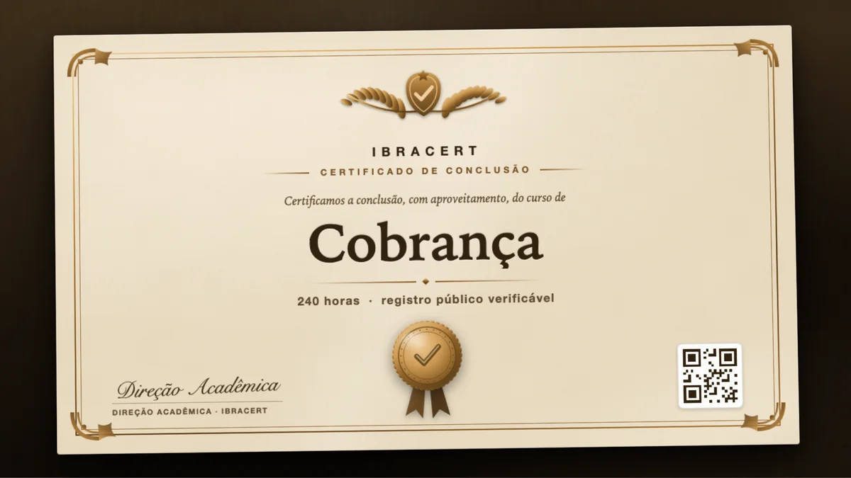 Capa do curso Cobrança