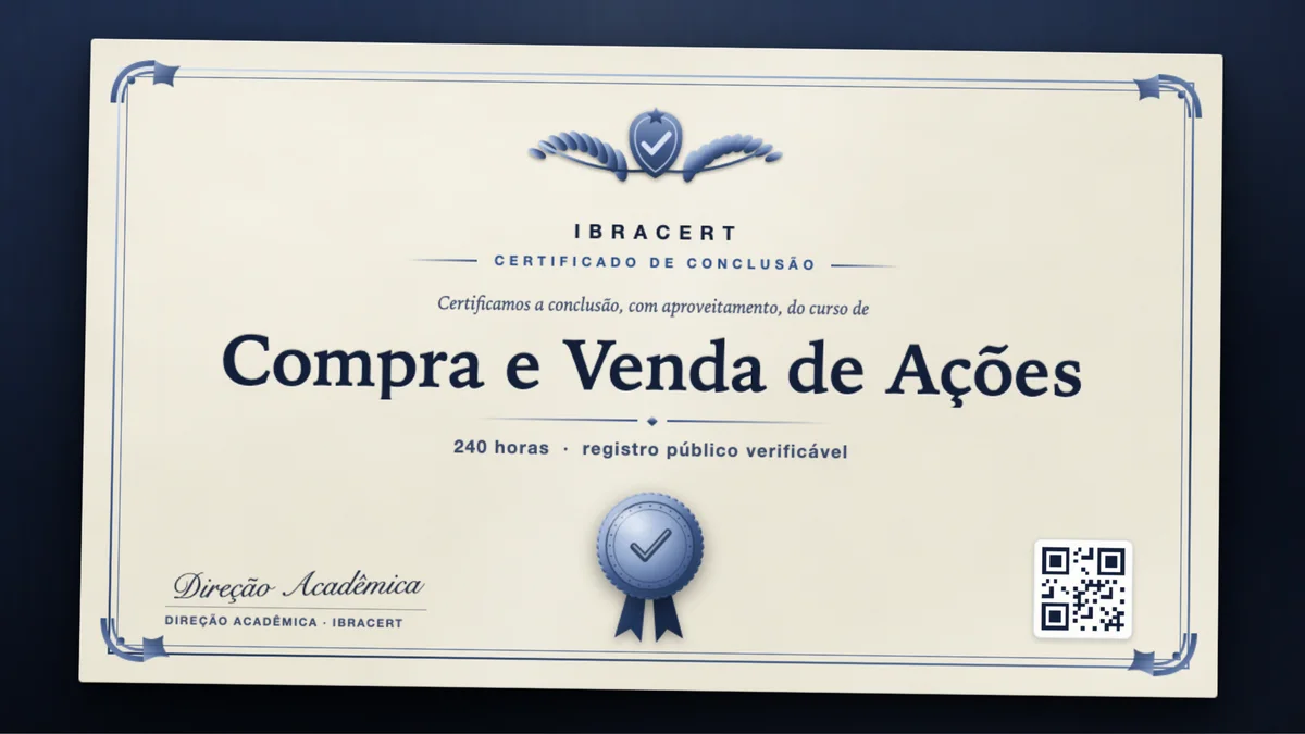 Capa do curso Compra e Venda de Ações