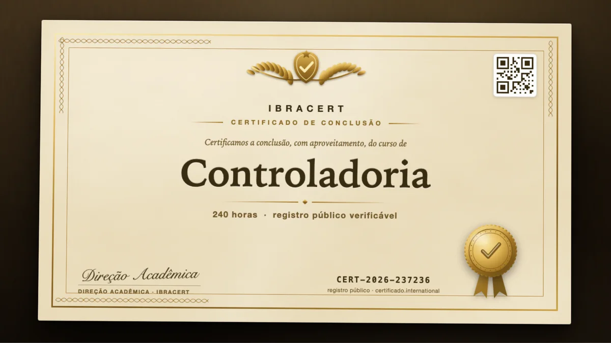 Capa do curso Controladoria