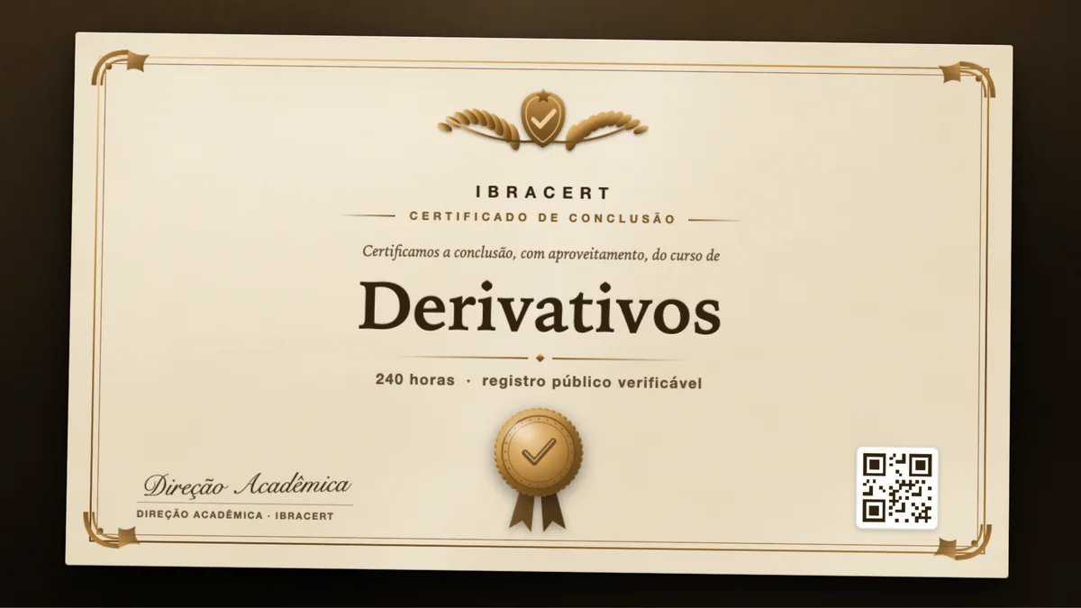 Capa do curso Derivativos