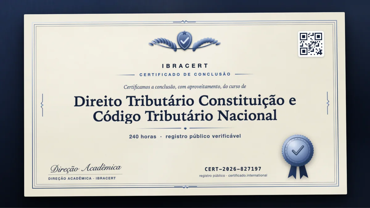 Capa do curso Direito Tributário Constituição e Código Tributário Nacional