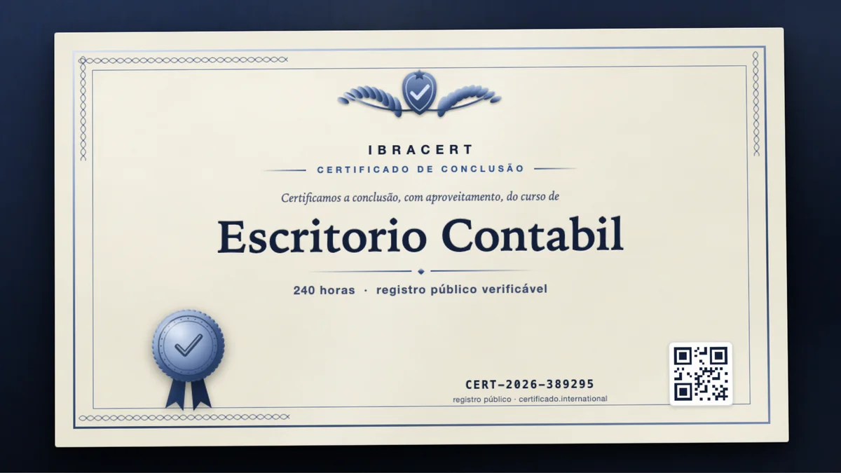 Capa do curso Escritorio Contabil