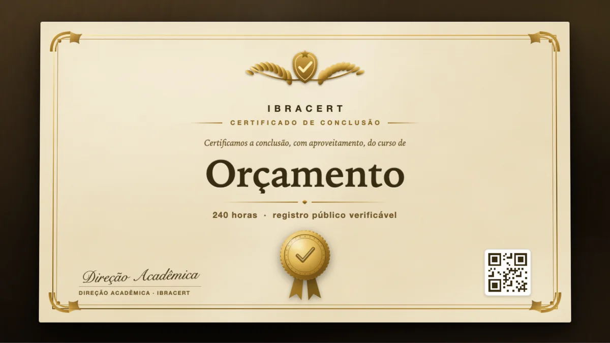 Capa do curso Orçamento