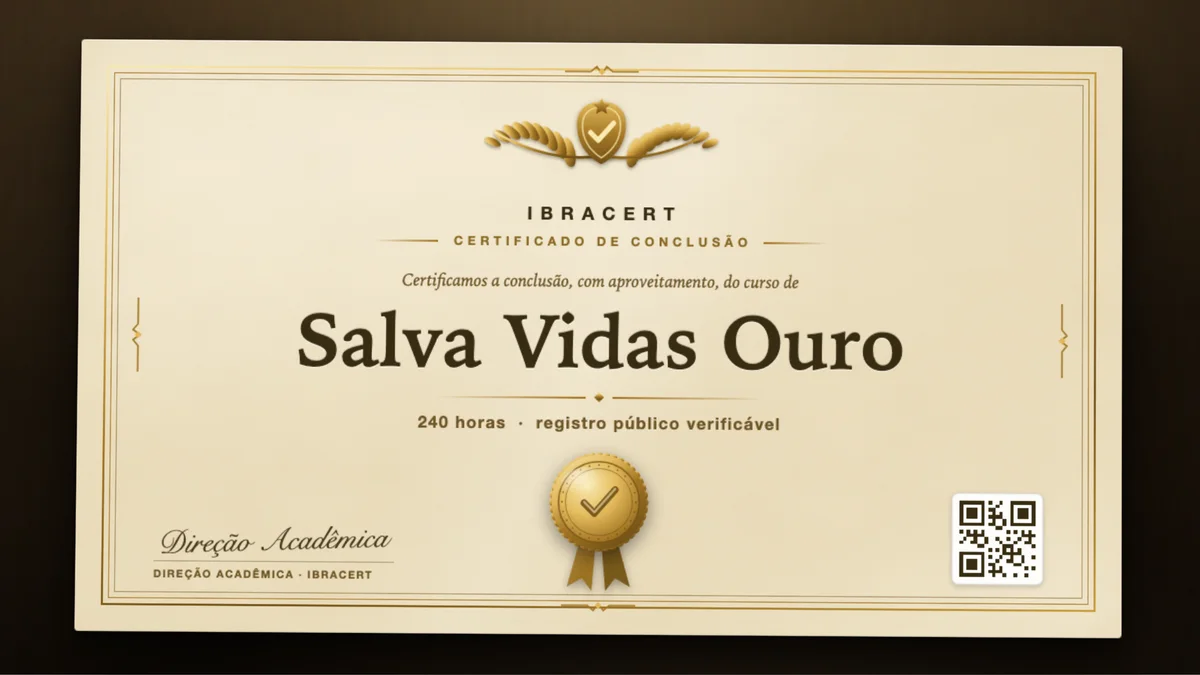 Capa do curso Salva Vidas Ouro