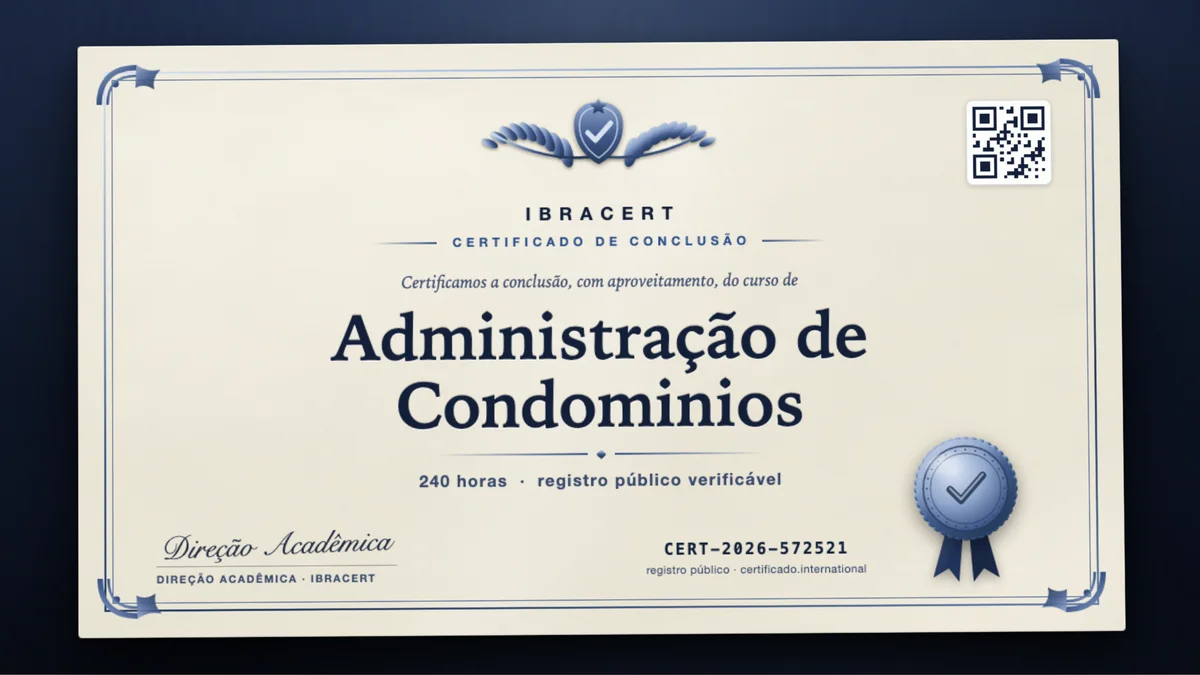 Capa do curso Administração de Condominios