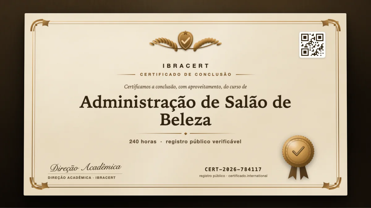 Capa do curso Administração de Salão de Beleza