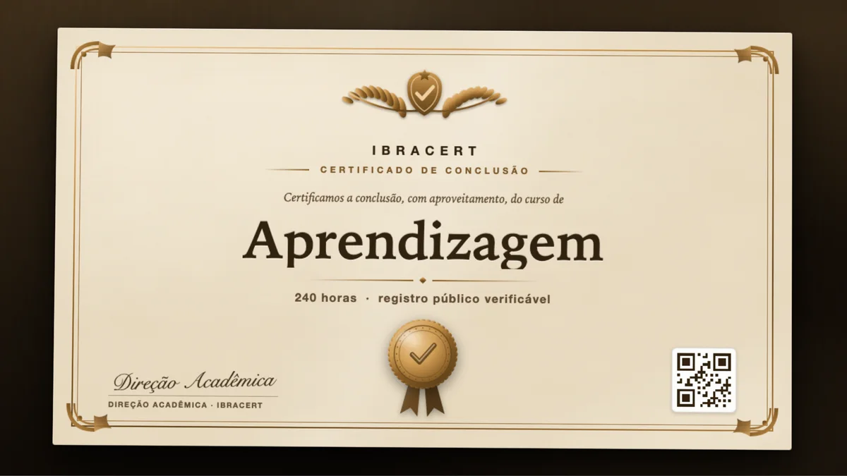 Capa do curso Aprendizagem