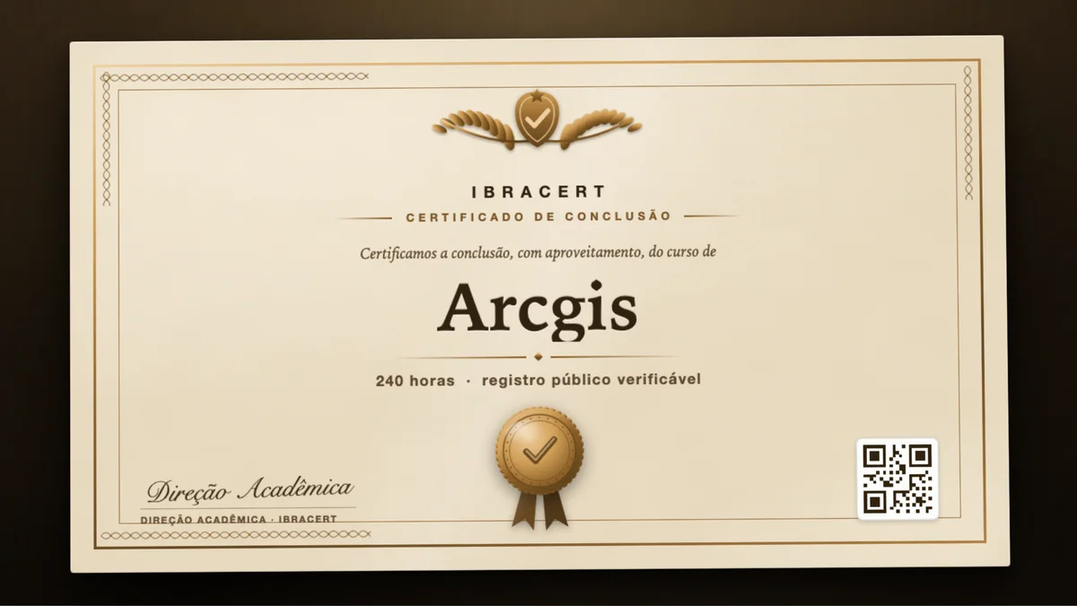 Capa do curso Arcgis