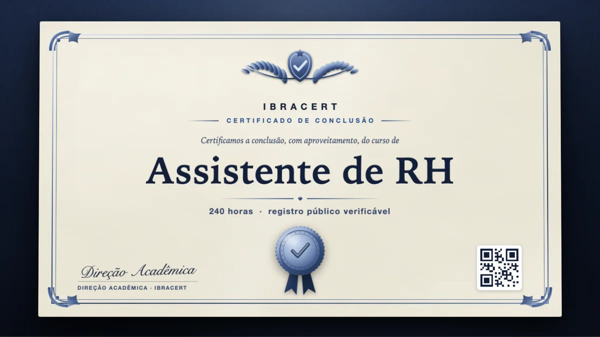 Capa do curso Assistente de RH