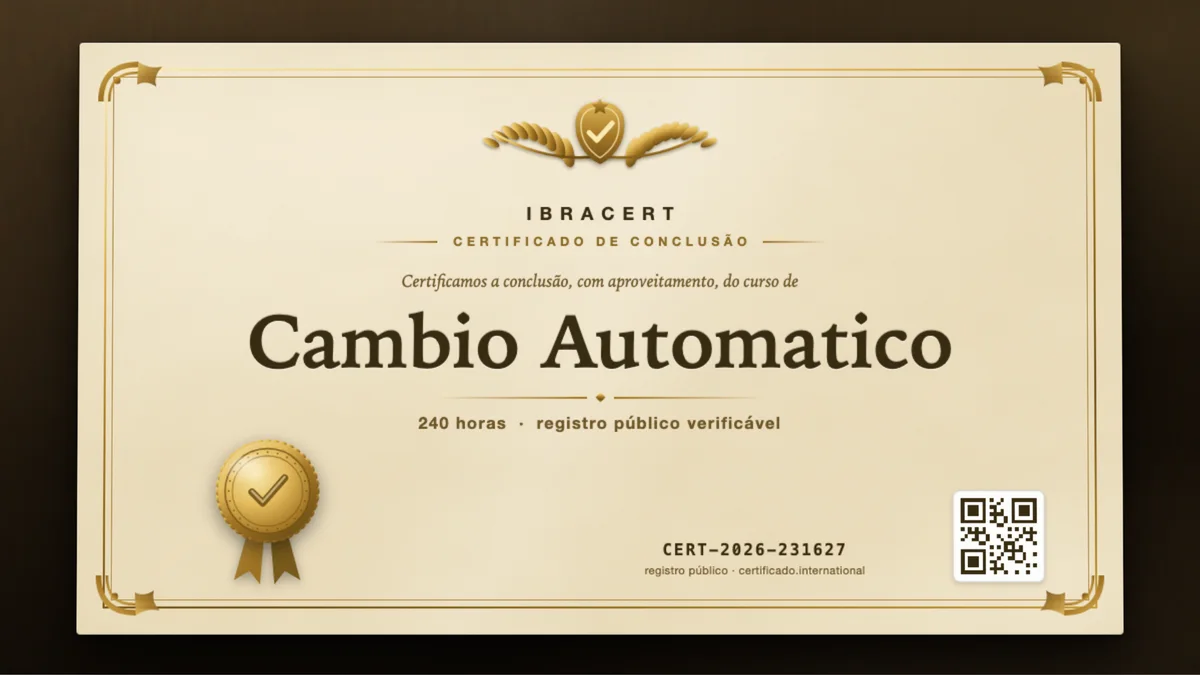 Capa do curso Cambio Automatico