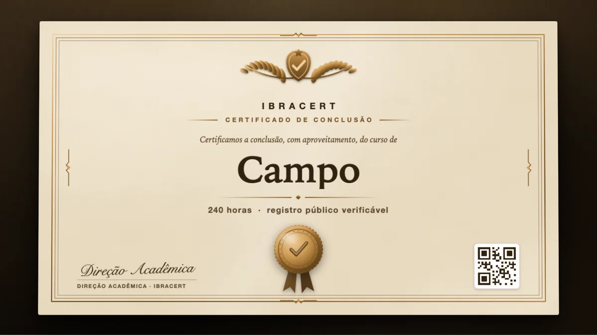 Capa do curso Campo