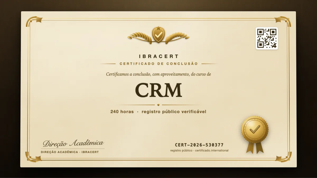 Capa do curso CRM