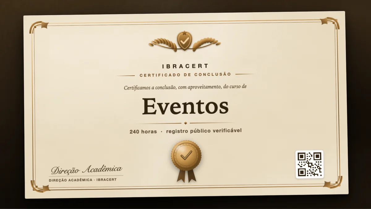 Capa do curso Eventos