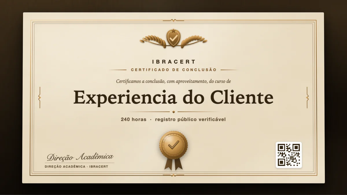 Capa do curso Experiencia do Cliente