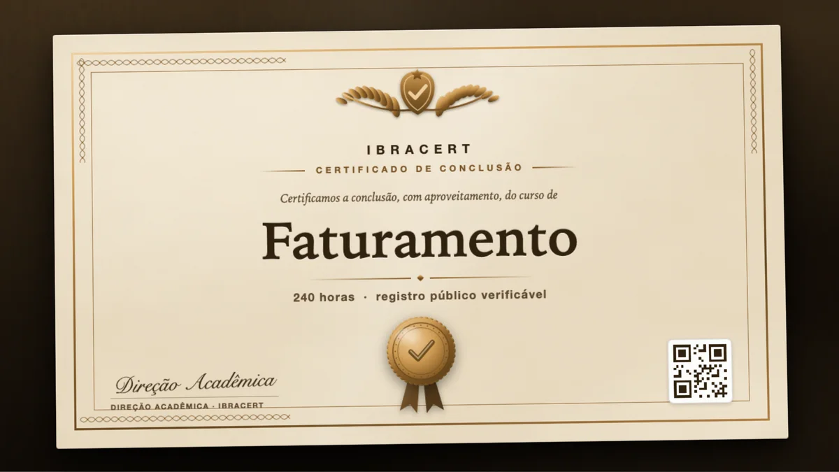 Capa do curso Faturamento