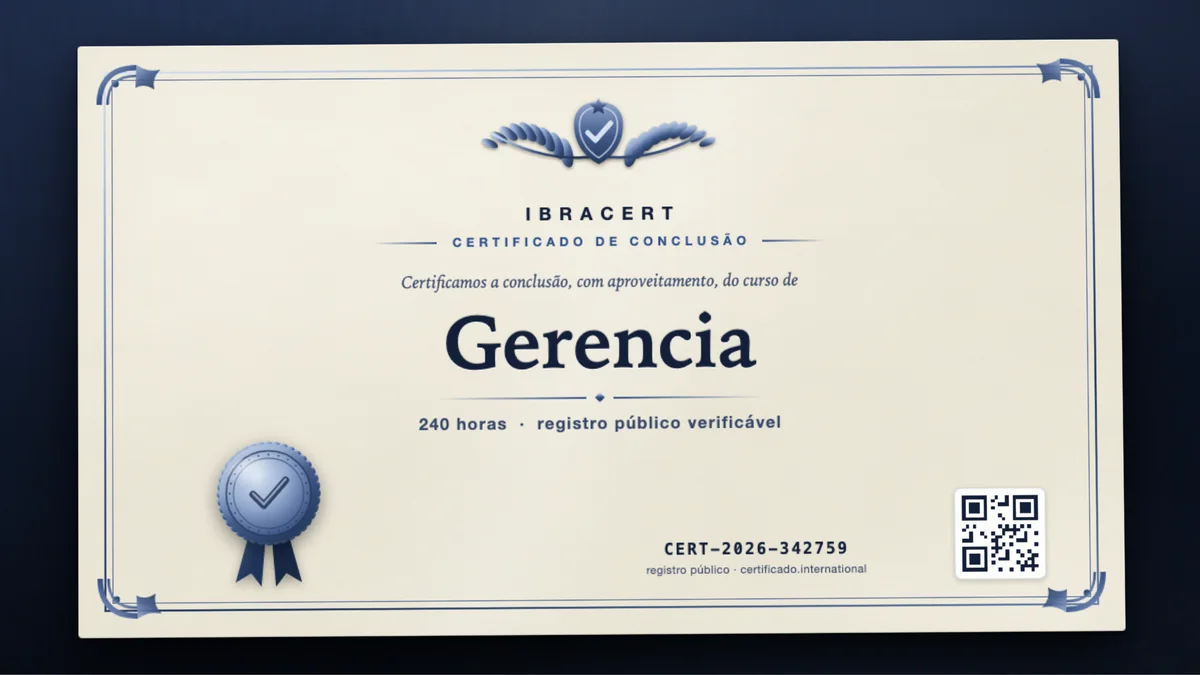 Capa do curso Gerencia