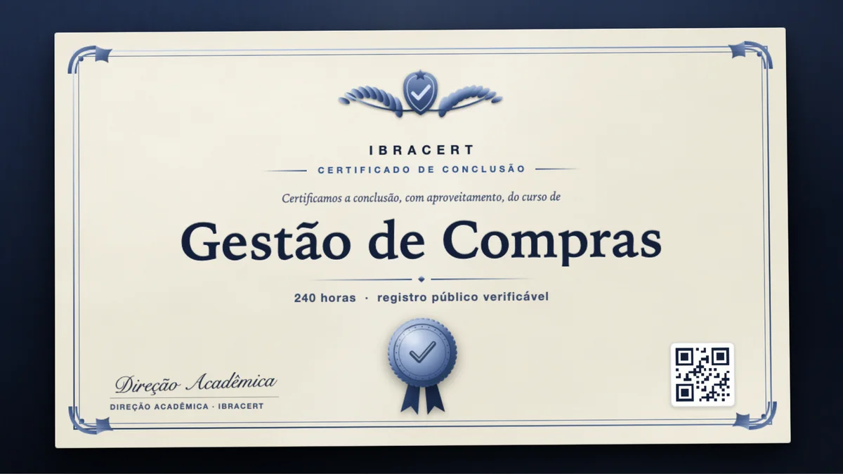 Capa do curso Gestão de Compras