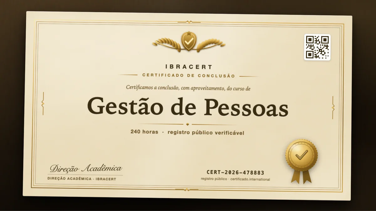Capa do curso Gestão de Pessoas