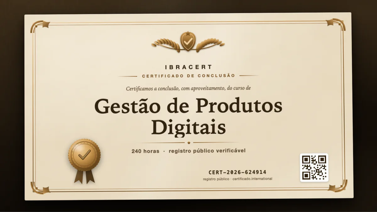 Capa do curso Gestão de Produtos Digitais