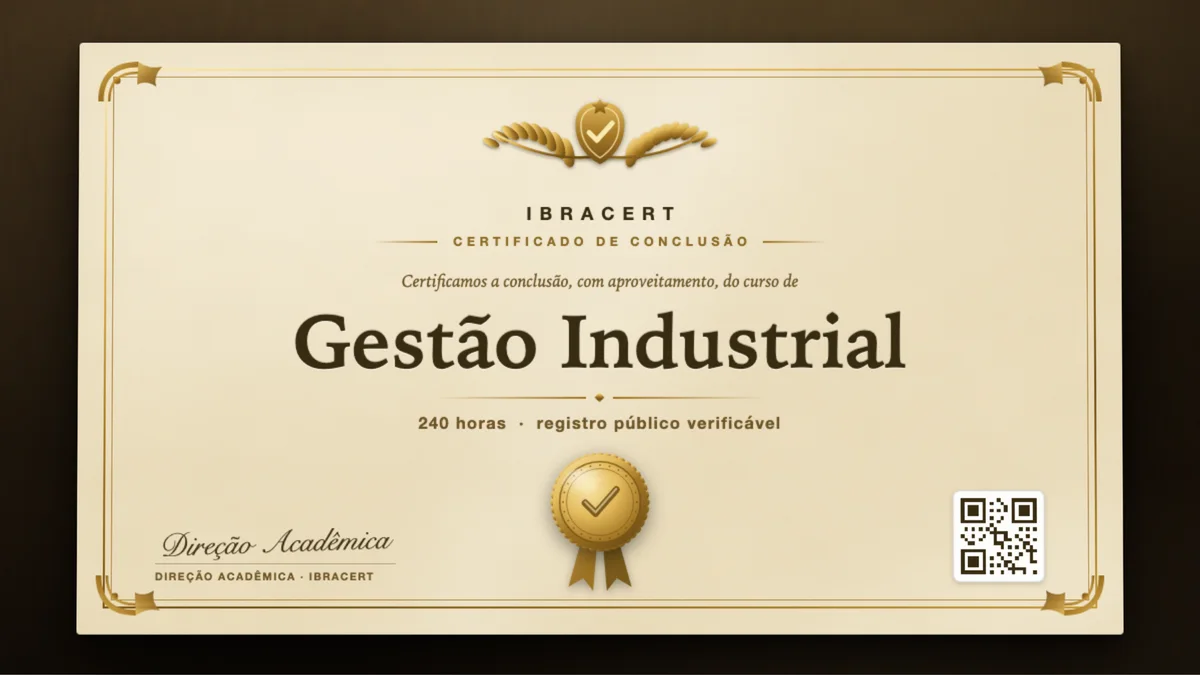 Capa do curso Gestão Industrial
