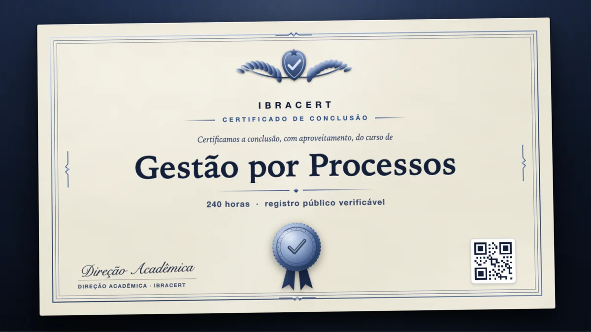 Capa do curso Gestão por Processos