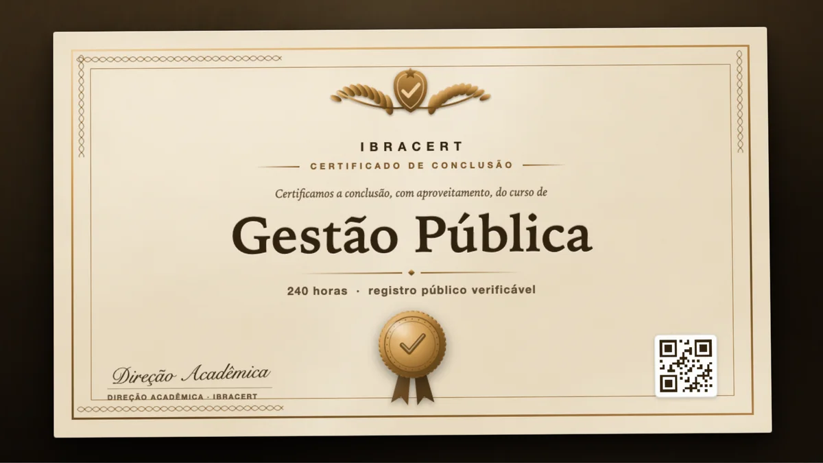 Capa do curso Gestão Pública