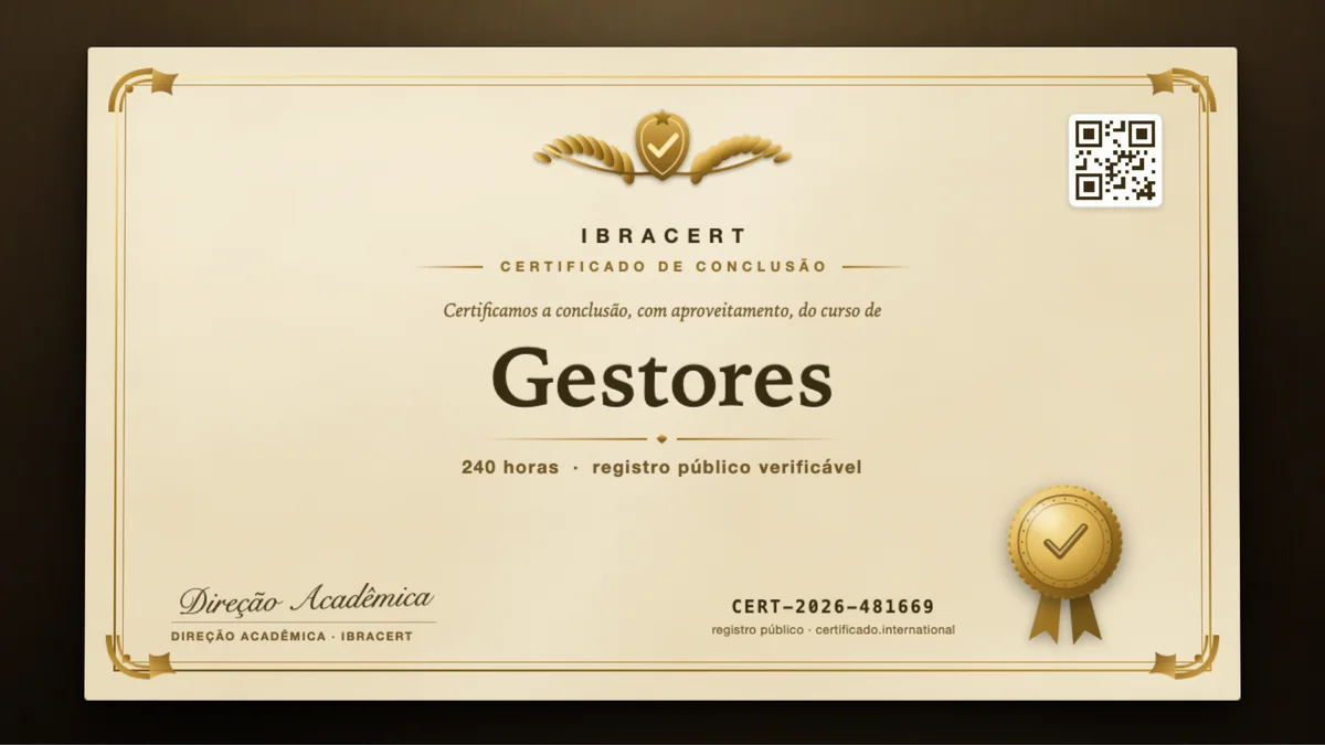 Capa do curso Gestores