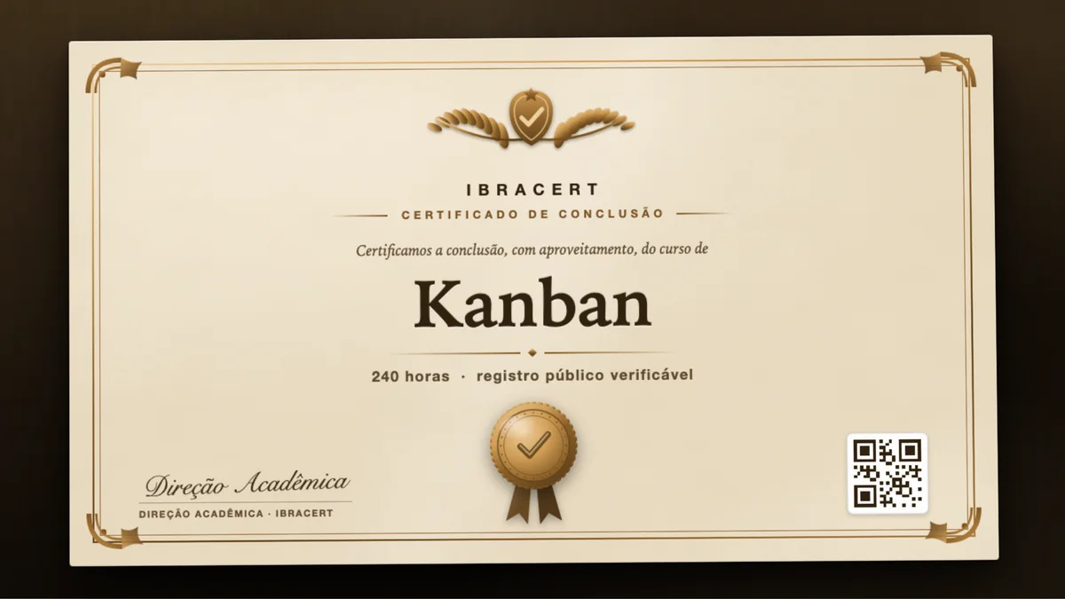 Capa do curso Kanban