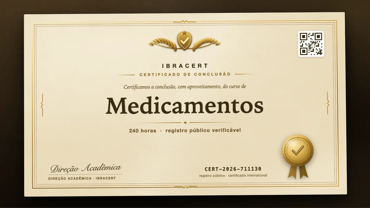Capa do curso Medicamentos