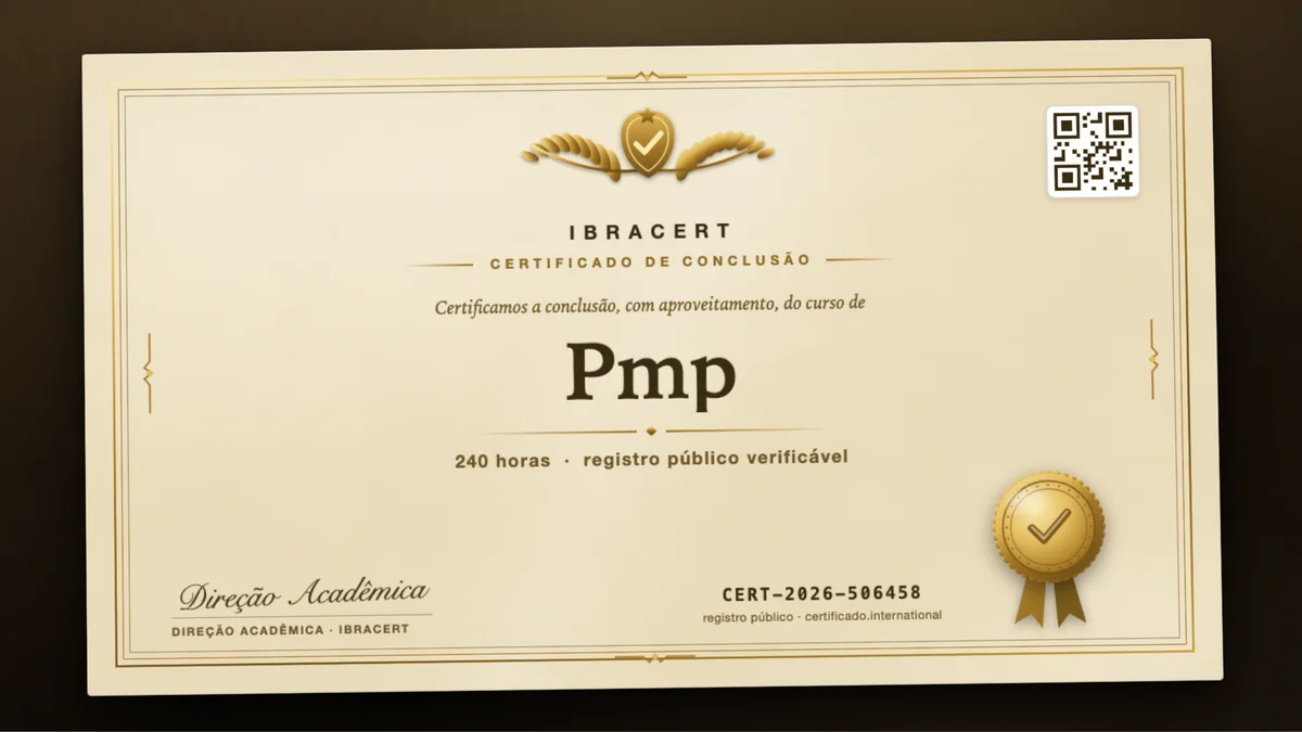 Capa do curso Pmp