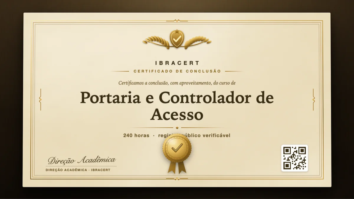 Capa do curso Portaria e Controlador de Acesso