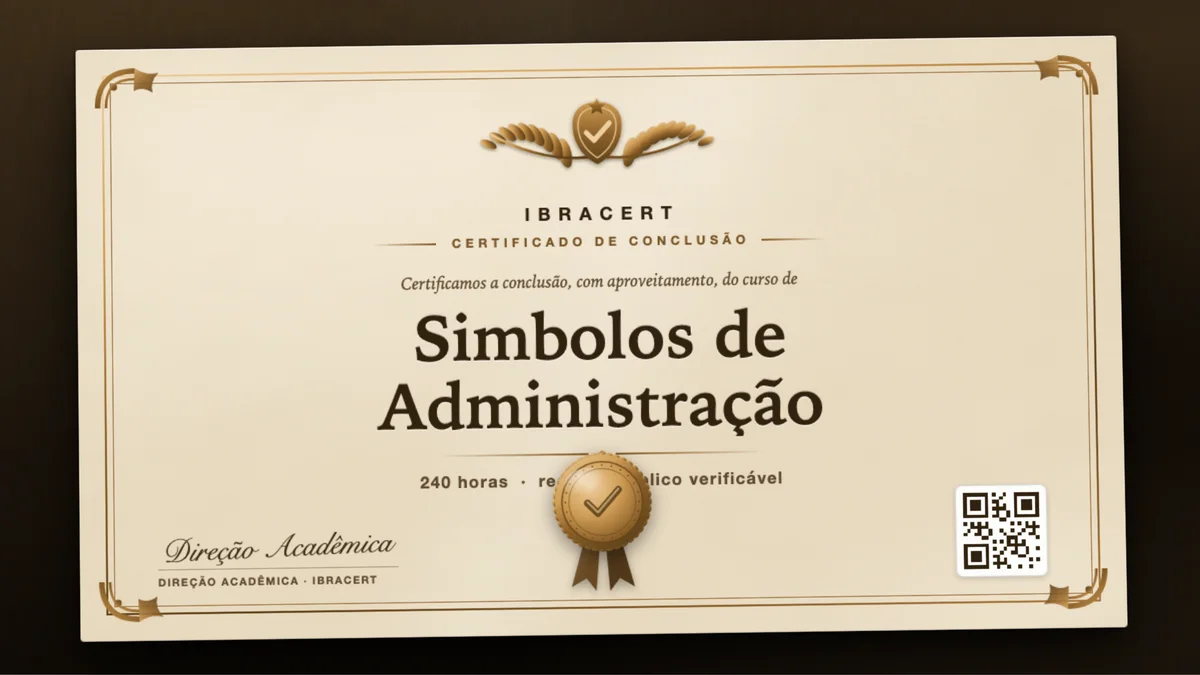 Capa do curso Simbolos de Administração