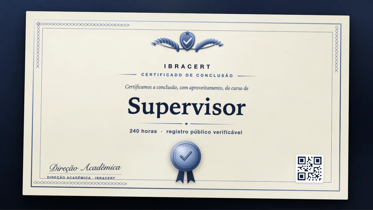 Capa do curso Supervisor