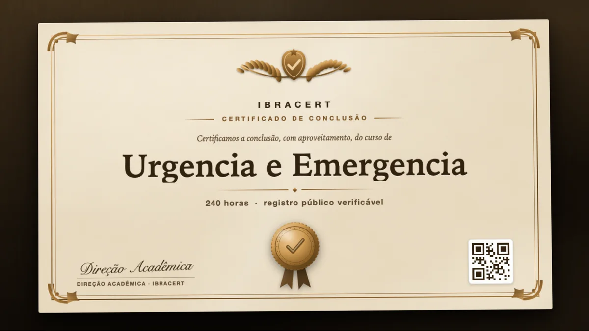 Capa do curso Urgencia e Emergencia