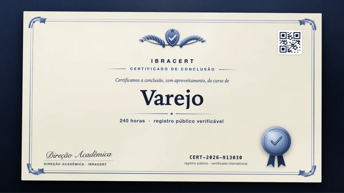 Capa do curso Varejo