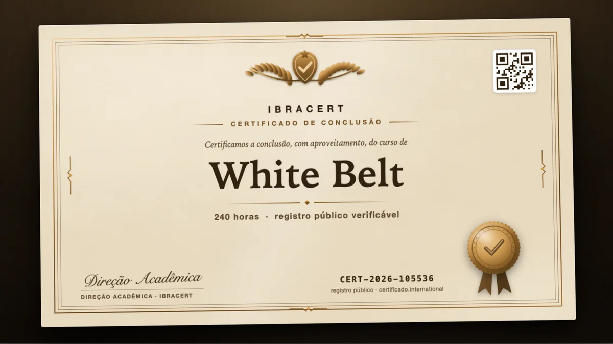 Capa do curso White Belt