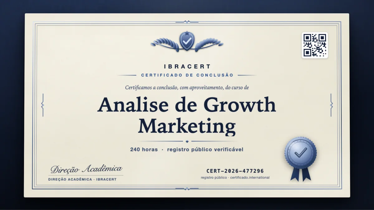 Capa do curso Analise de Growth Marketing