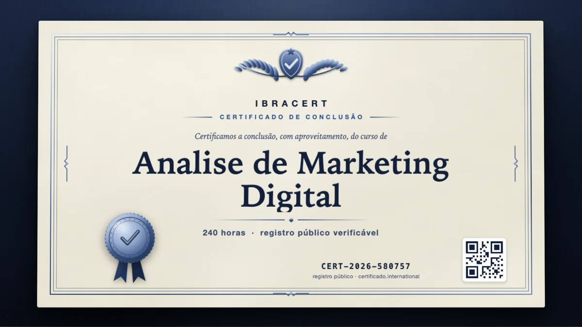 Capa do curso Analise de Marketing Digital