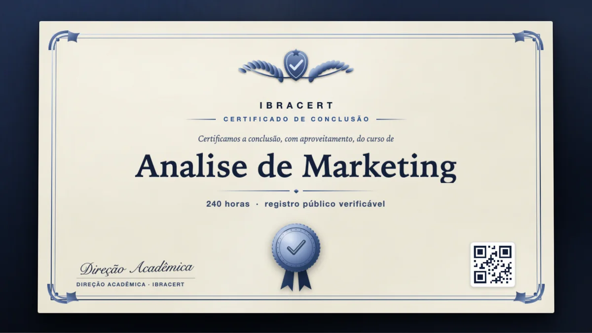 Capa do curso Analise de Marketing