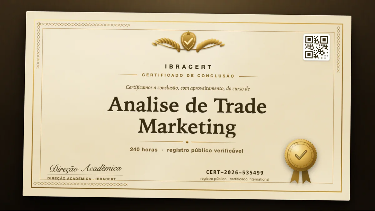 Capa do curso Analise de Trade Marketing