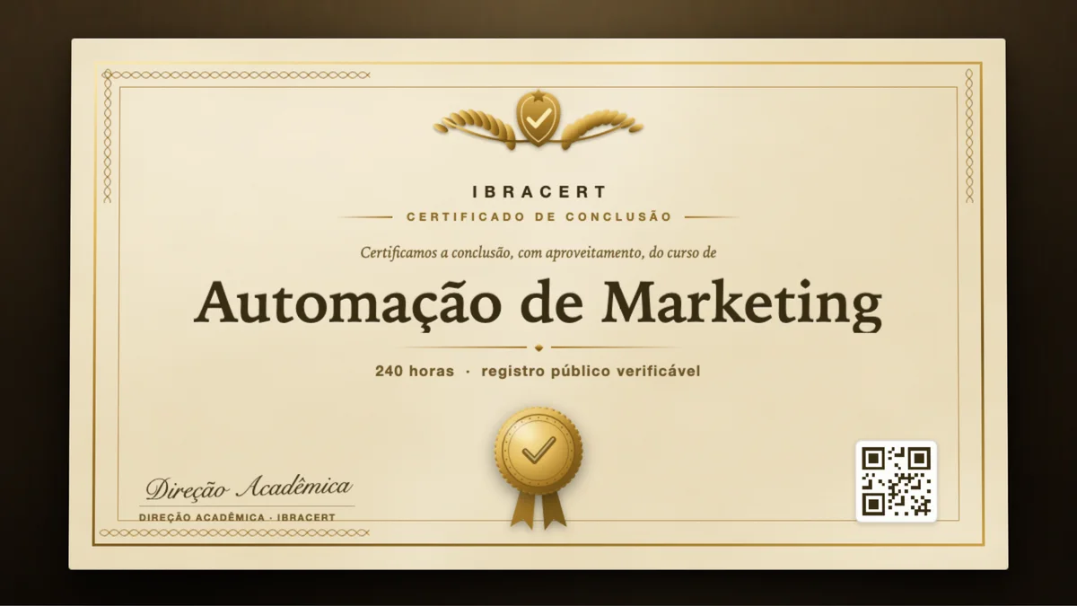 Capa do curso Automação de Marketing
