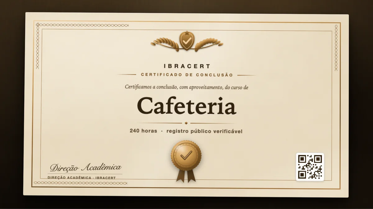Capa do curso Cafeteria
